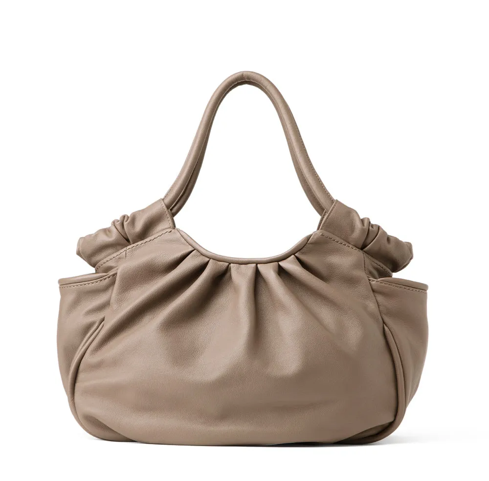 Ruffle Gathered Tote