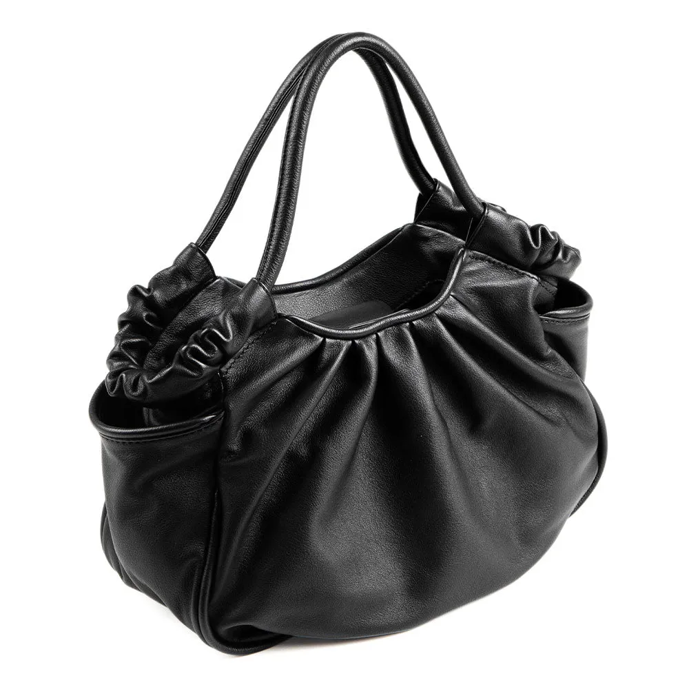 Ruffle Gathered Tote