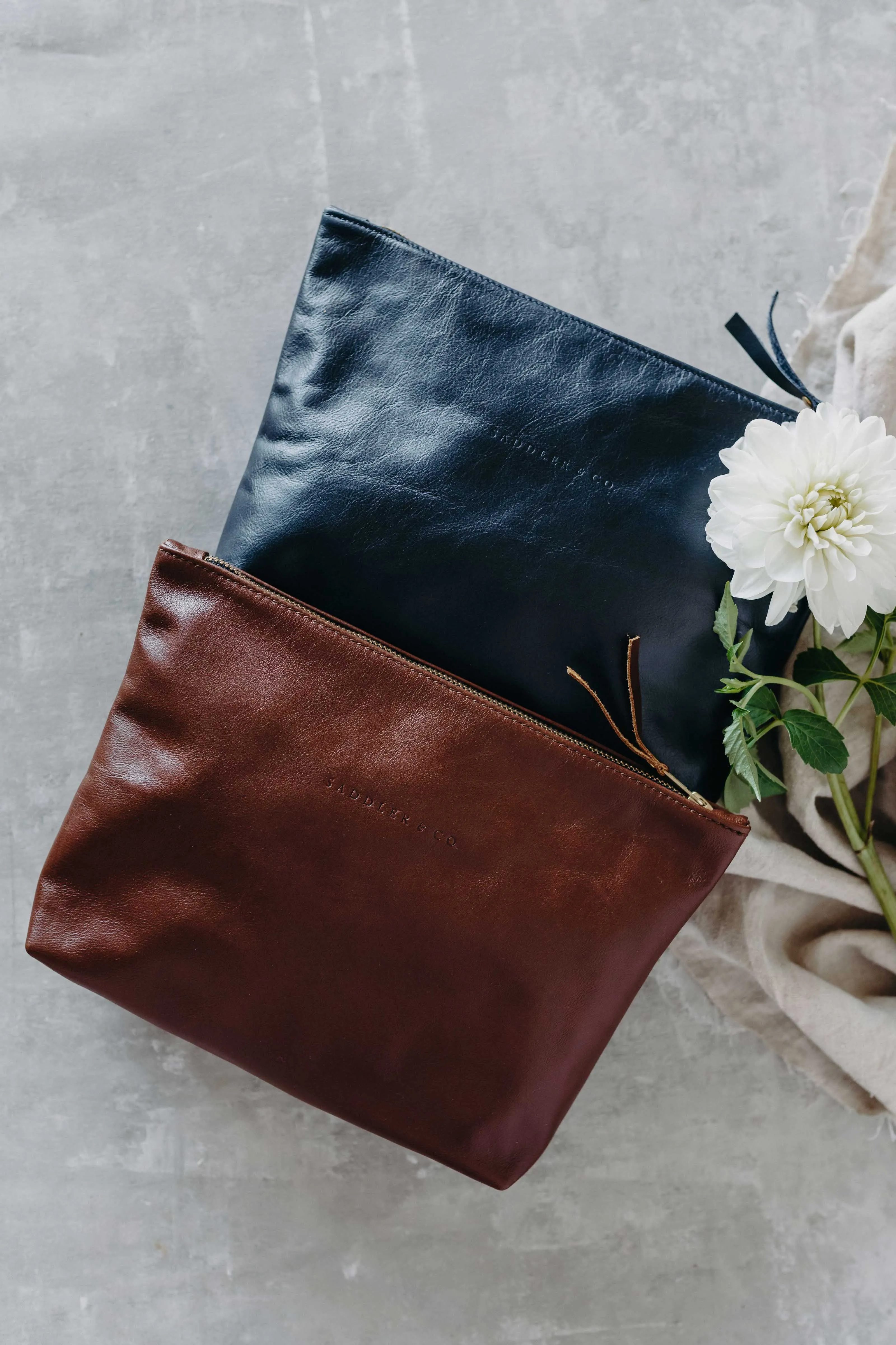 The Classic Clutch in Navy