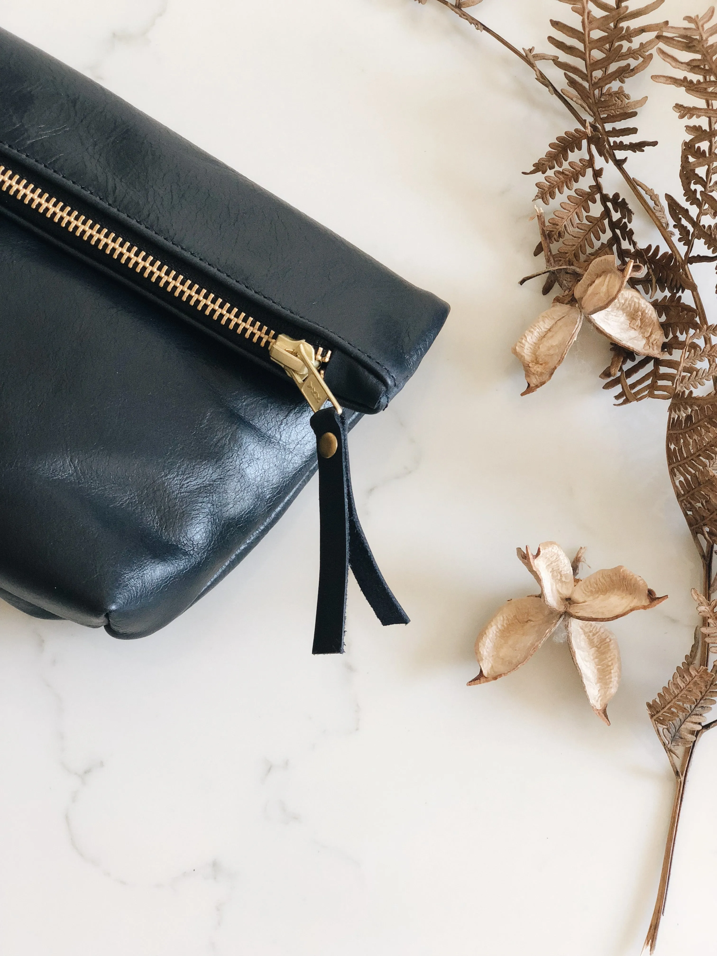 The Classic Clutch in Navy