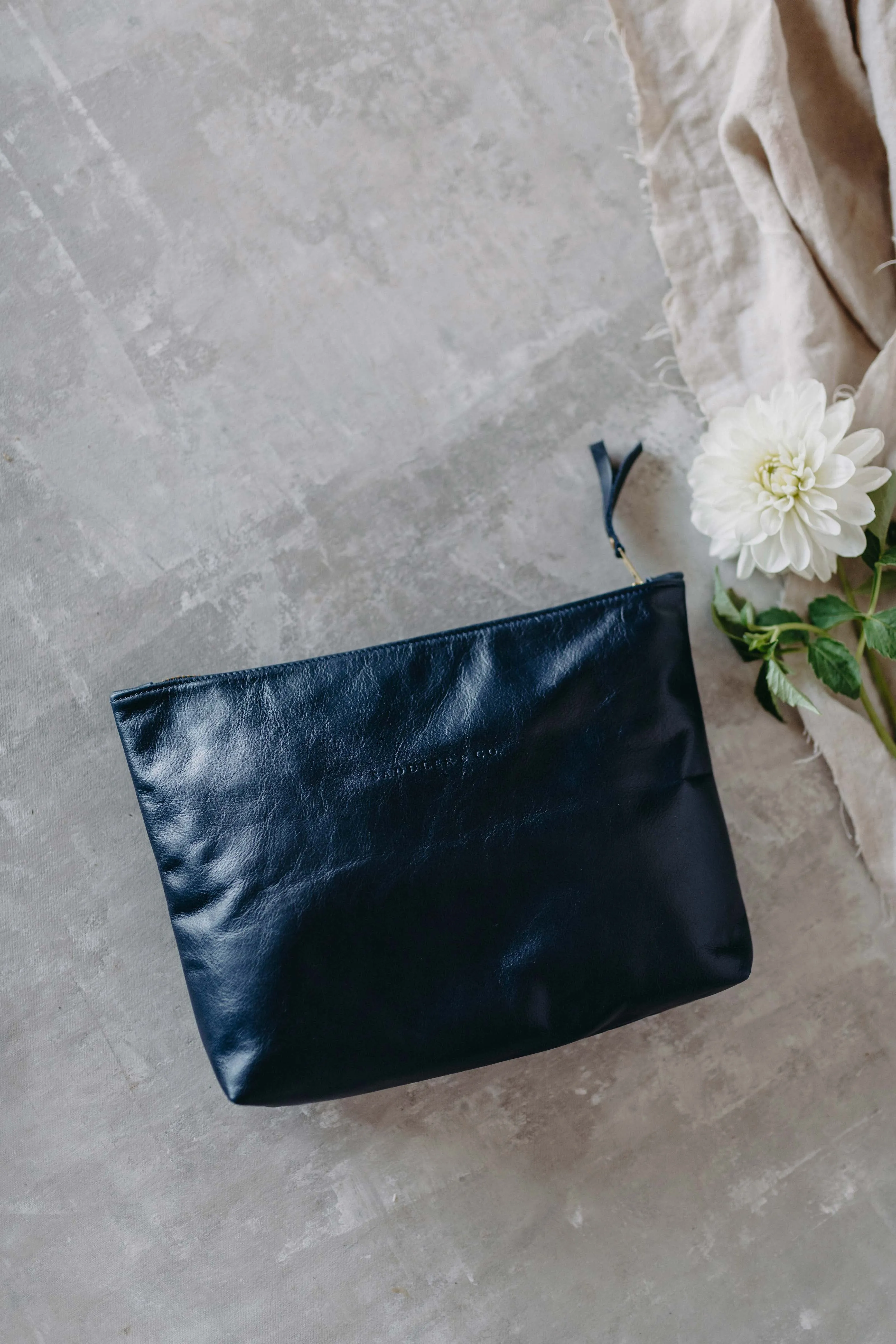 The Classic Clutch in Navy