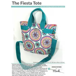 The Fiesta Tote - Sewing Patterns by Mrs H - Printed Pattern