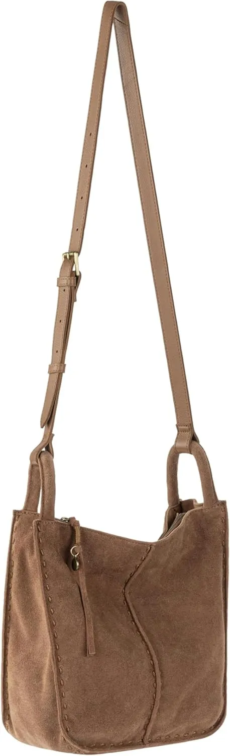 The Sak Los Feliz Crossbody Purse - Women's Leather Handbag For Everyday & Travel - Cross Body With Adjustable Shoulder Strap