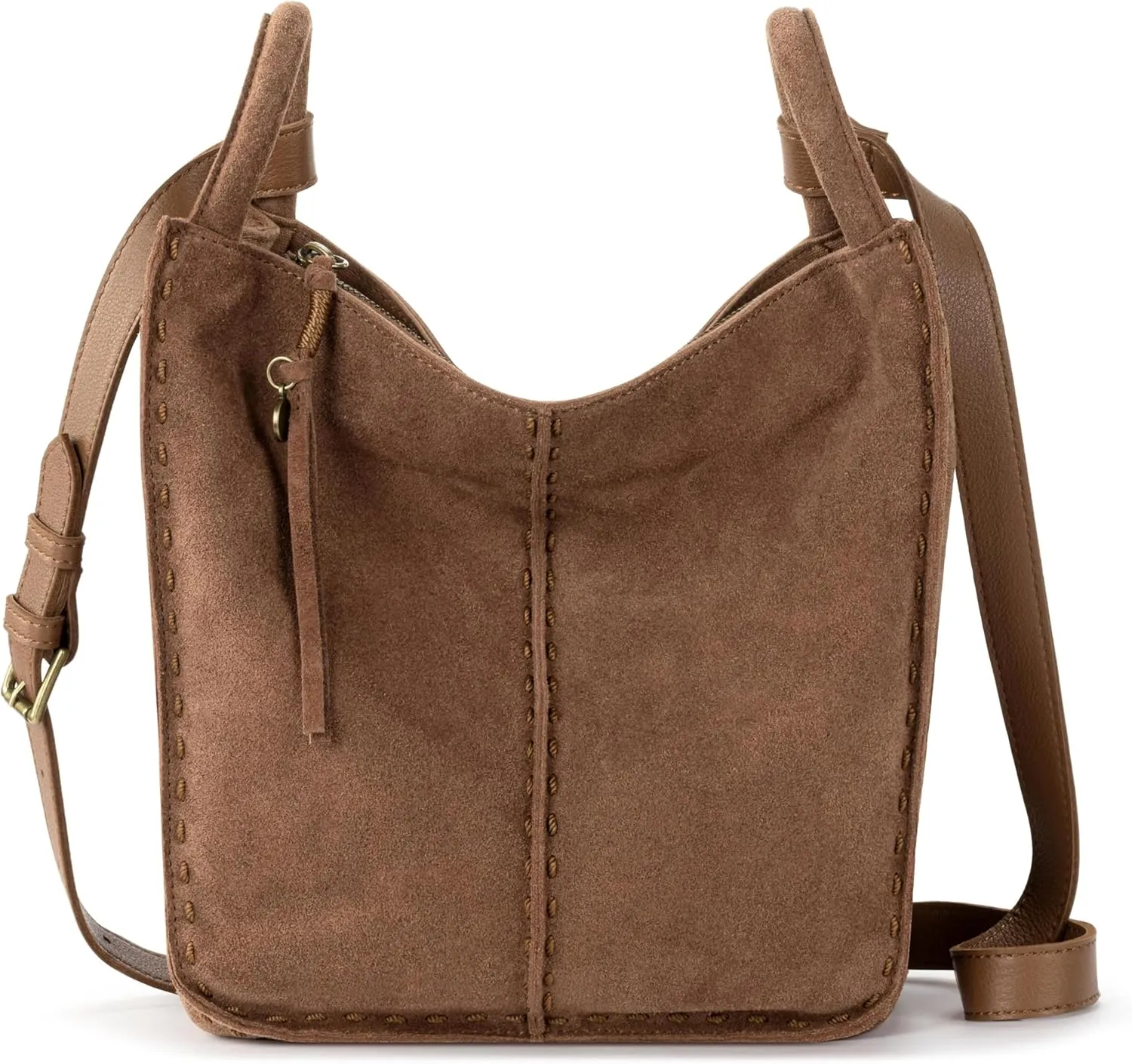 The Sak Los Feliz Crossbody Purse - Women's Leather Handbag For Everyday & Travel - Cross Body With Adjustable Shoulder Strap