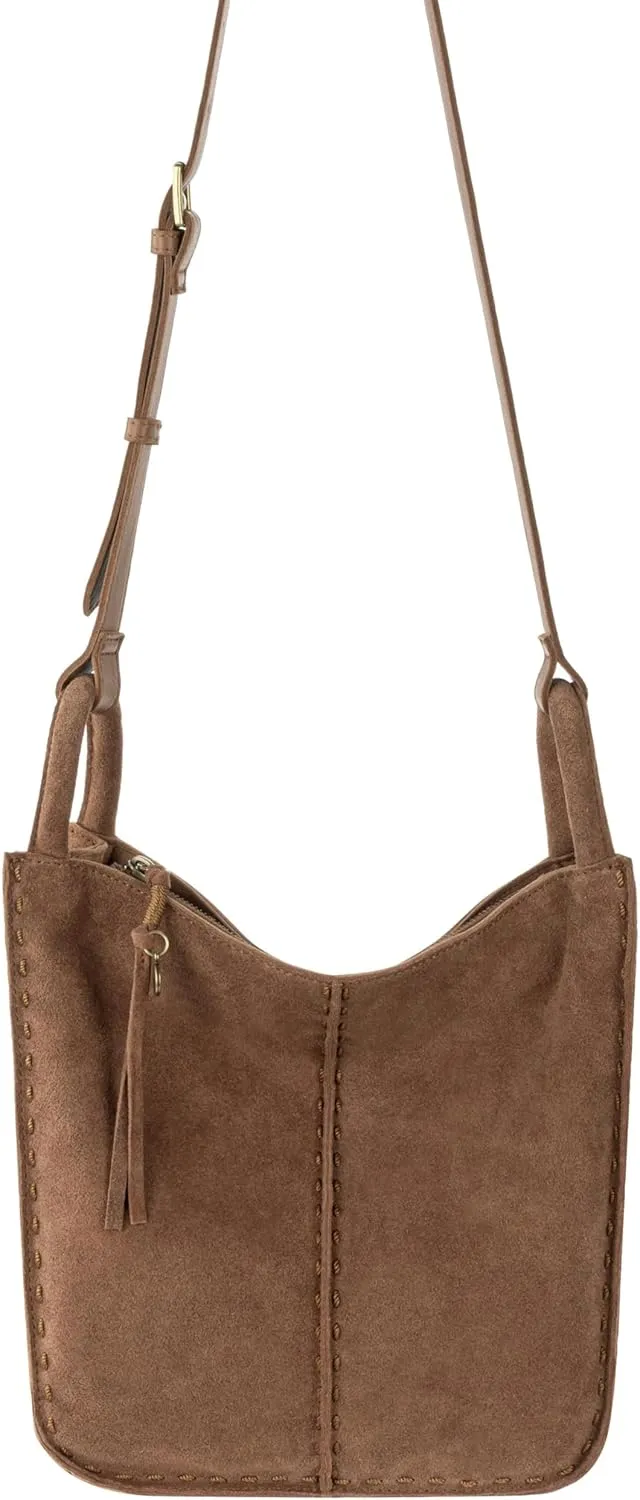 The Sak Los Feliz Crossbody Purse - Women's Leather Handbag For Everyday & Travel - Cross Body With Adjustable Shoulder Strap