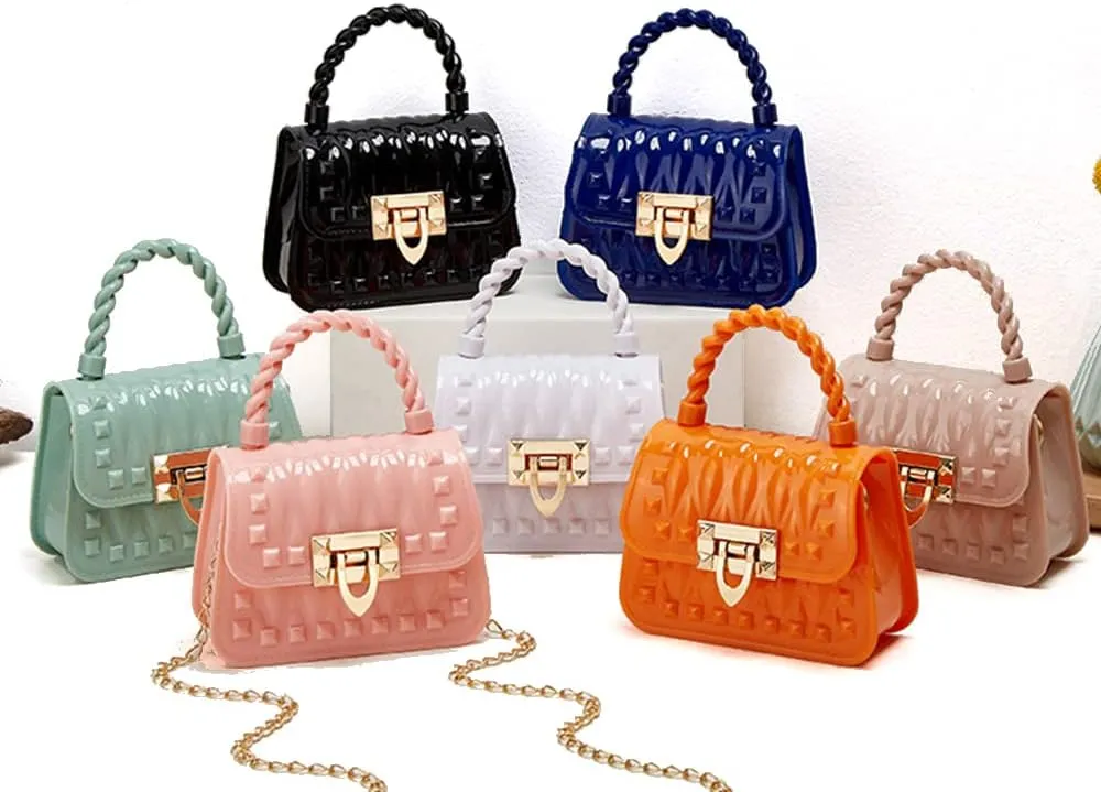 Toddler Handbags Cross Body Bag Shoulder Bag Wallet Princess Purse Sunglass for Girls Kids (White)