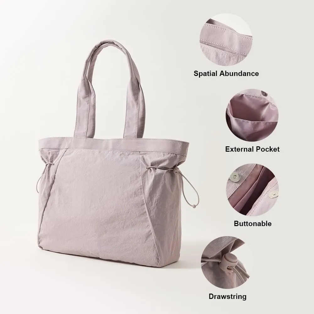 VAKAER Tote Bag for Women, 18L Side Cinch Shopper Bag, Large Hobo Bag, Lightweight Shoulder Bags for Work, Workout, Travel