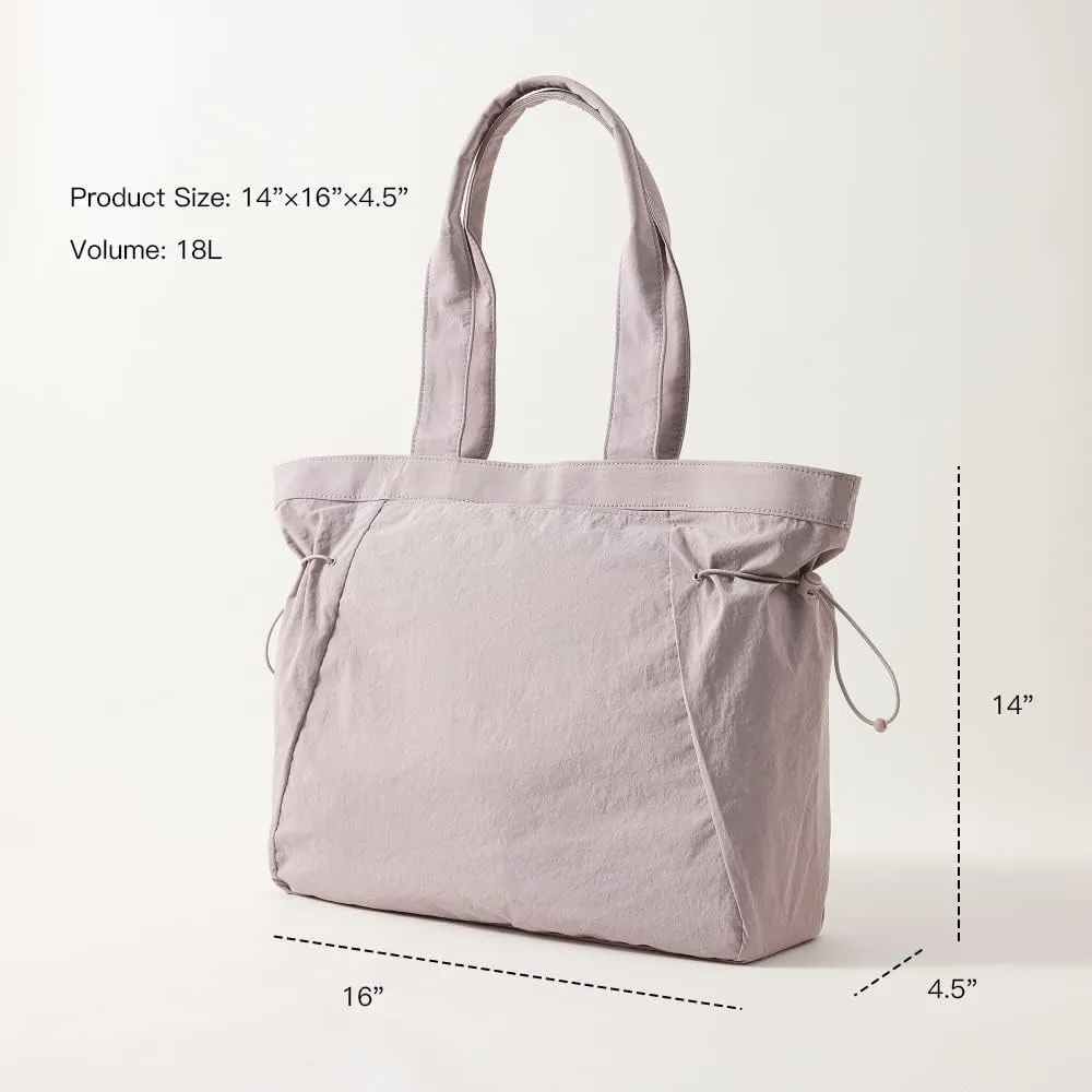 VAKAER Tote Bag for Women, 18L Side Cinch Shopper Bag, Large Hobo Bag, Lightweight Shoulder Bags for Work, Workout, Travel