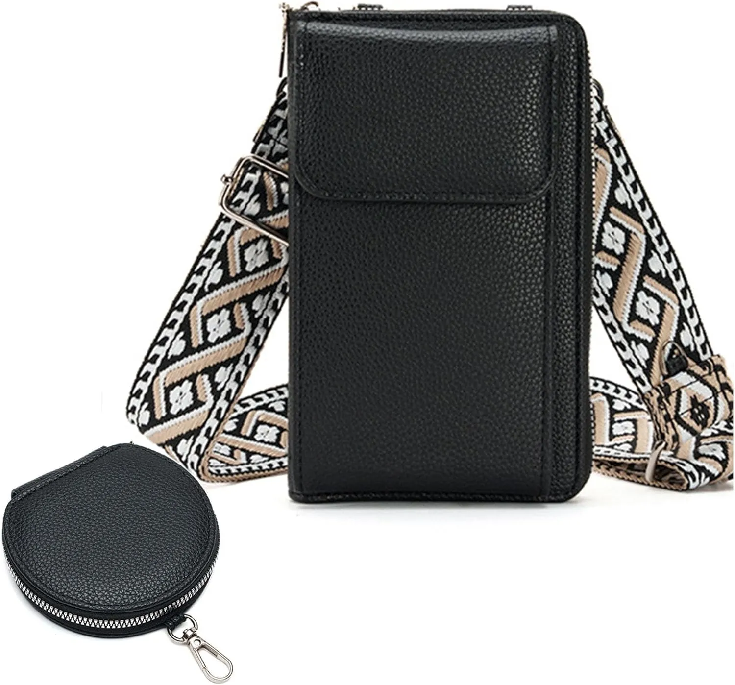 Valentoria Small Crossbody Bag Cell Phone Purse Wallet Leather Card Clutch Handbag for Women
