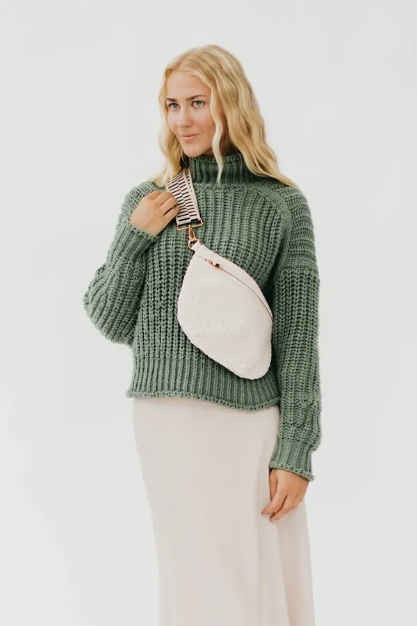 Westlyn Woven Bum Bag | Cream