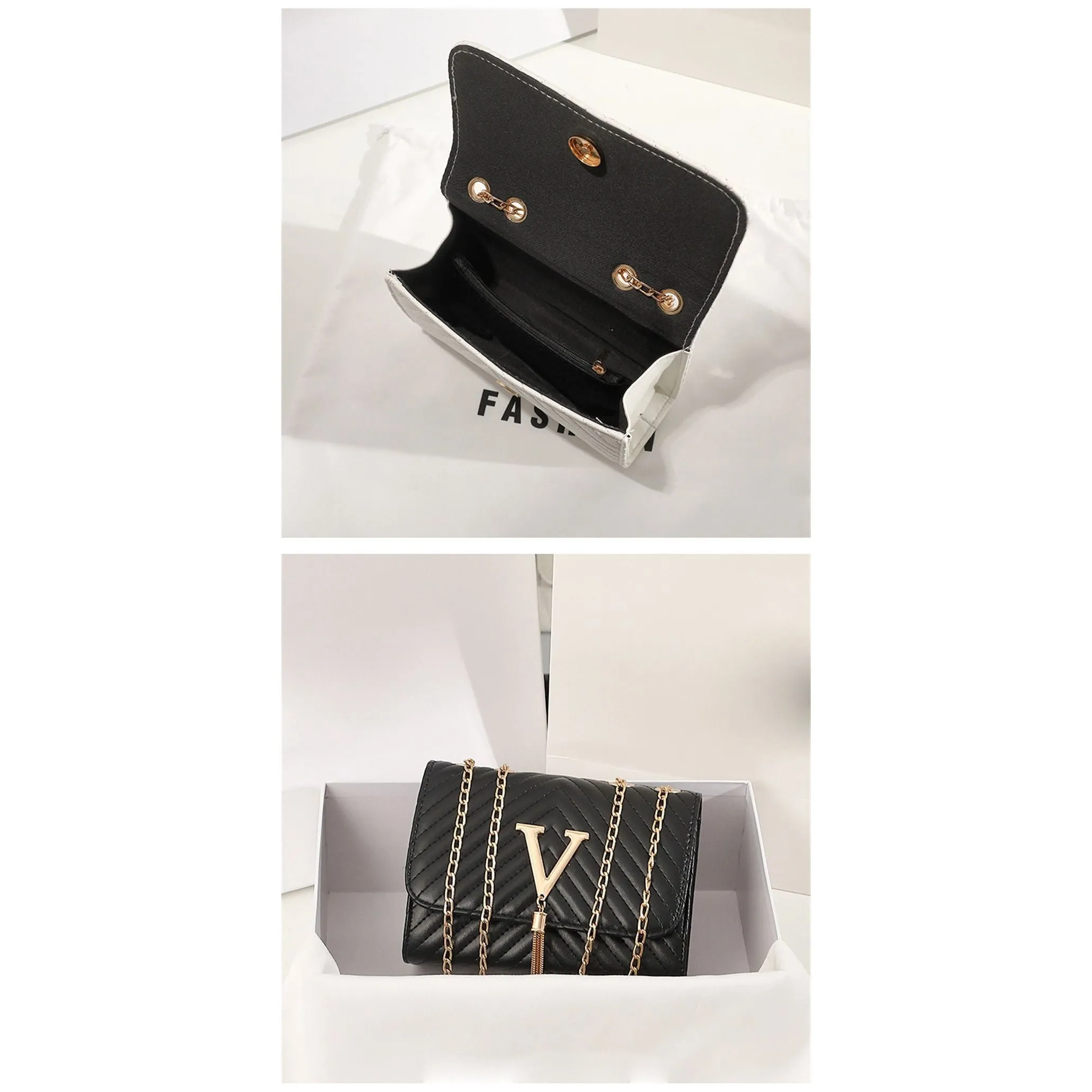 Women's Chain Handbag Crossbody High Quality Faux Leather